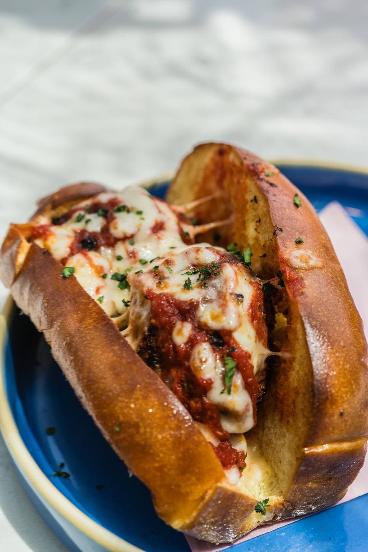 Meatball sub at Coco Maya happy hour