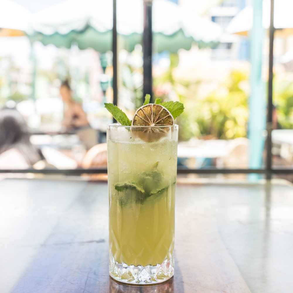 Little Italy Southside cocktail at Coco Maya Little Italy San Diego