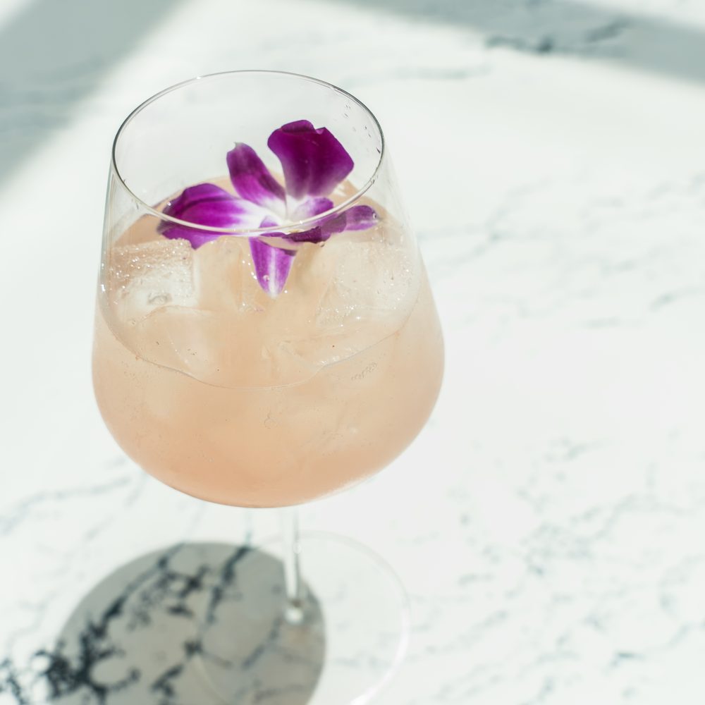 Mango Guava Spritz — brunch drinks at Coco Maya Little Italy San Diego