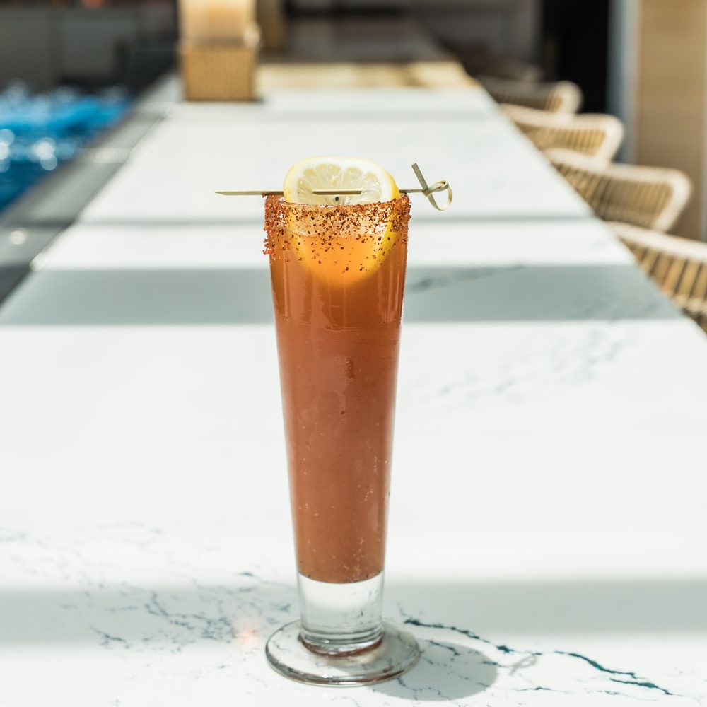Michelada — brunch drinks at Coco Maya Little Italy San Diego