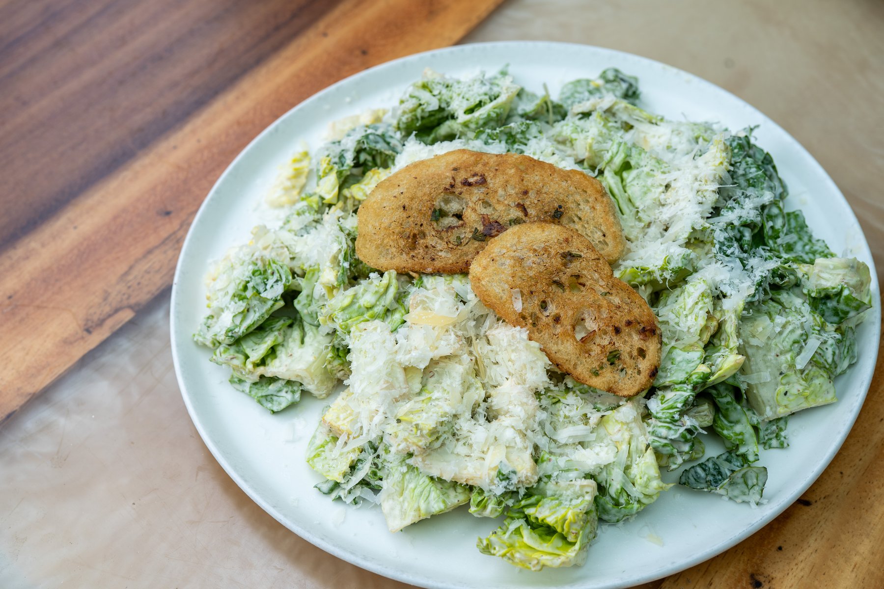 Truffle fries and caesar at Coco Maya happy hour